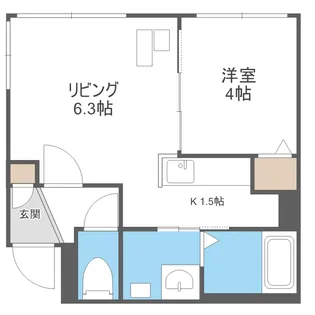 PRIMECOURT北円山(プライムコート北円山)【2階】の間取り