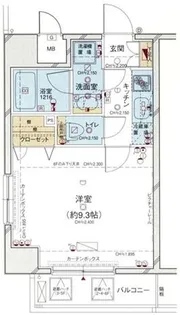 パレステュディオ新御徒町【2階】の間取り