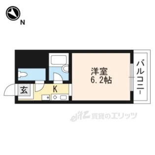 ハイツ玉川5【7階】の間取り