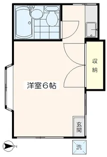 パーク千早【1階】の間取り