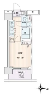 エスティメゾン錦糸町II【14階】の間取り