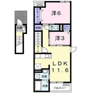 アムール琴IIIの間取り