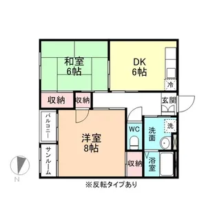 西武レインボープラザA棟【1階】の間取り
