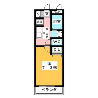 シャトレーIII【1階】の間取り