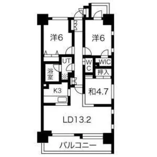 レクシオ金町【6階】の間取り
