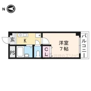 末広15番館【1階】の間取り