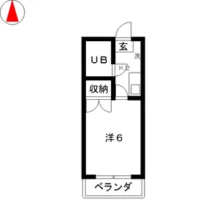アーバイン【2階】の間取り