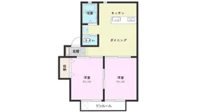 ミサキハイツ【1階】の間取り