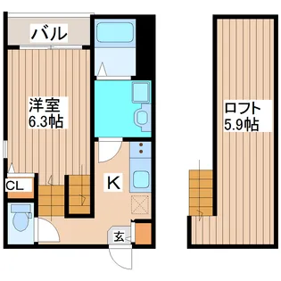 ハーモニーテラス葉山【1階】の間取り