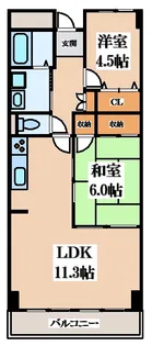 戴慶カーサグラシア【3階】の間取り