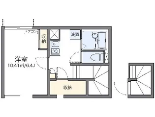 レオネクストWONDER【2階】の間取り