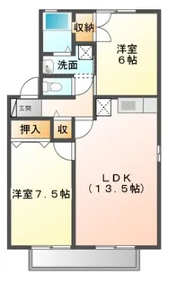 ファミーユ21【1階】の間取り