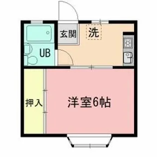 梅津ハイム【2階】の間取り