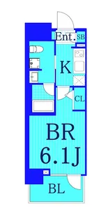 ステージファースト横浜【4階】の間取り