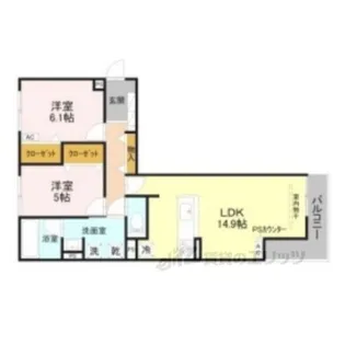 Reve【3階】の間取り