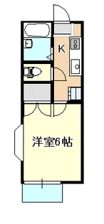 コーポMK【2階】の間取り