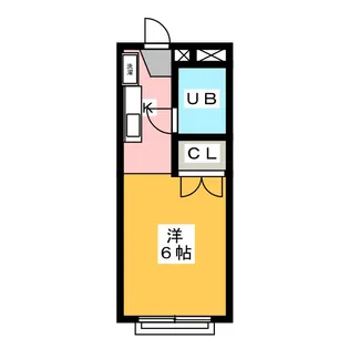 ハイツタケハナ【2階】の間取り