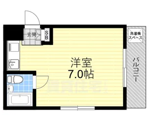 パレ山手【3階】の間取り
