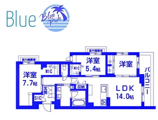 レスピラーレ湘南【3階】の間取り