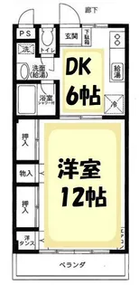 コンプレール【2階】の間取り