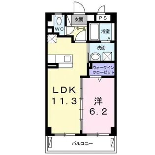 OHANA【4階】の間取り