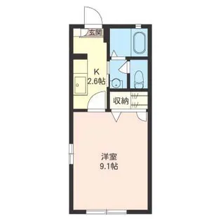 レジェンドヤマト大泉【2階】の間取り