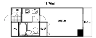 シャルムメゾン春日野道【5階】の間取り