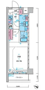 ガリシア西馬込【1階】の間取り
