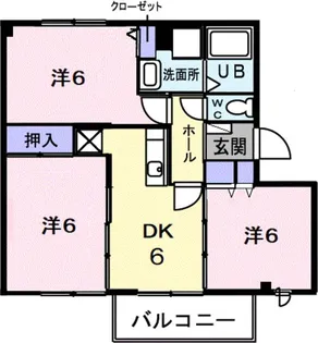 エクシード永山 A【2階】の間取り