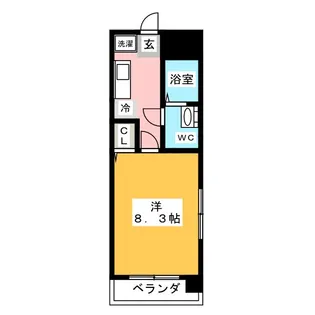 CASA ESTATE【4階】の間取り