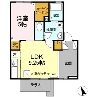 アミティエM【1階】の間取り