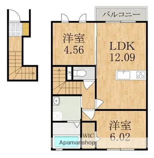 グランツコート三笠 C棟【2階】の間取り