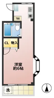 コーポ宮本【2階】の間取り