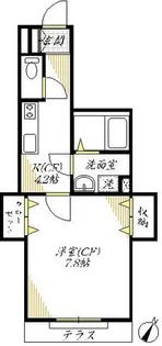 ボナール【1階】の間取り