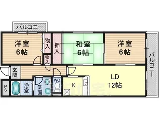 レジデンス池上【3階】の間取り