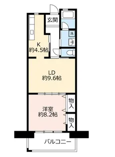 UR酉島リバーサイドヒルなぎさ街【4階】の間取り