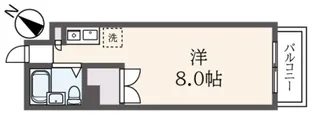 みつえハイツ【1階】の間取り
