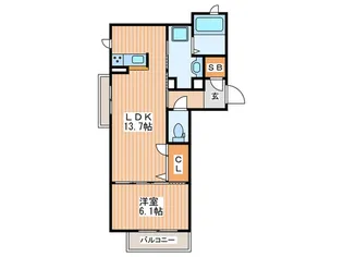マノワ-ル京橋【3階】の間取り