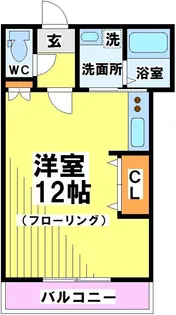 コーポラスエコー【3階】の間取り
