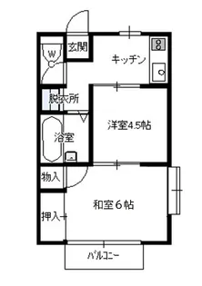 マナハイツ【1階】の間取り