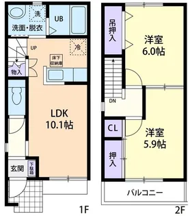 パークテラス A【2階】の間取り