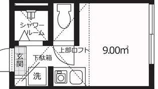ディアマンテ中野【1階】の間取り