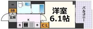 Live Casa堀田【12階】の間取り