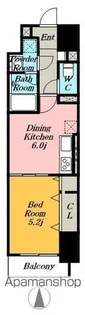 ジェネラーダ【2階】の間取り