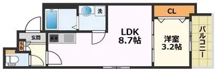 MOVE本陣PREMIO【3階】の間取り