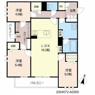 Shamaison Ryuju【3階】の間取り