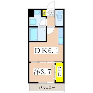 Albero I【2階】の間取り
