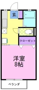 ドミール B棟【2階】の間取り
