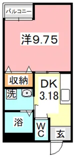 オアシス六番館【2階】の間取り