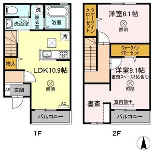 カサ ベルデの間取り